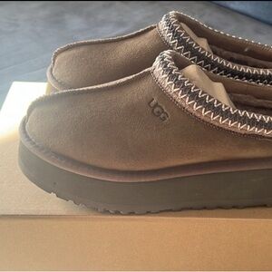 UGG Tan Suede Slip-On Shoes
